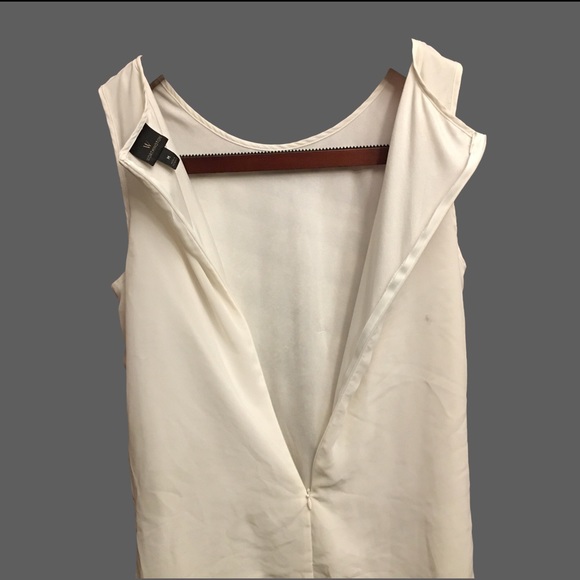 🖐️Worthington Layered Tank Top, Off White, sz Medium - Picture 4 of 16
